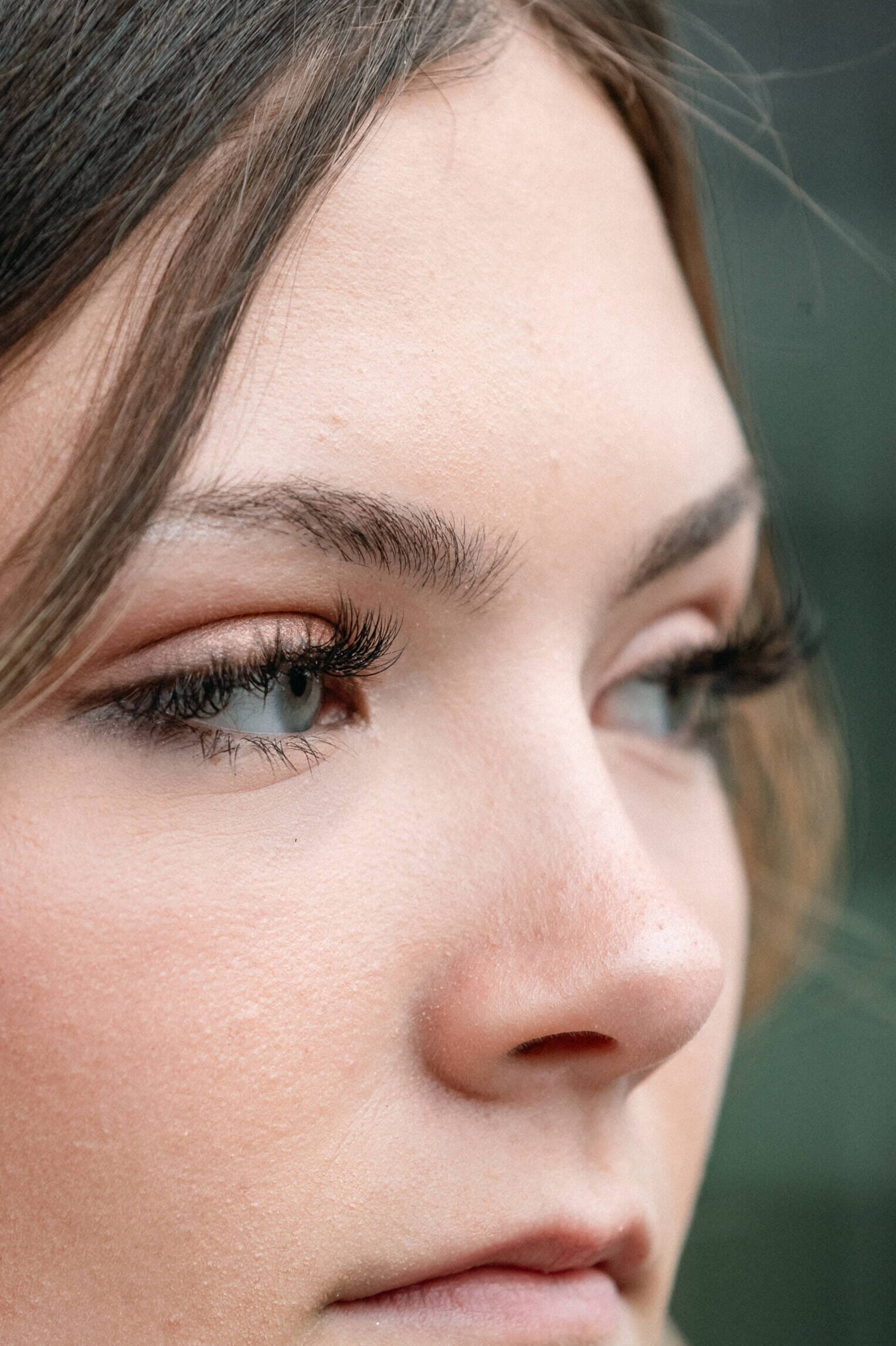 Professional lash extension closeup Sacramento lash artist
